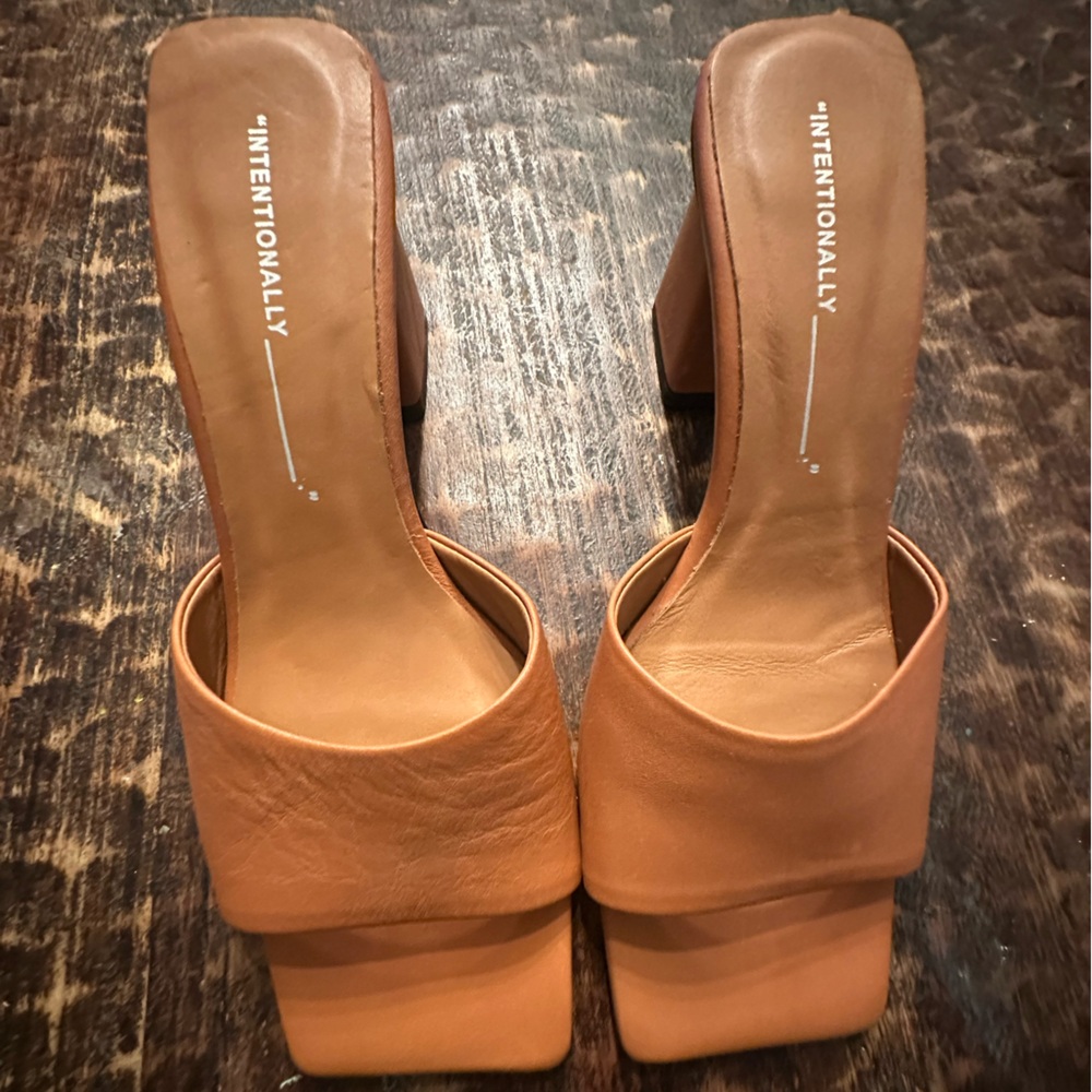 INTENTIONALLY BLANK Brown Mules